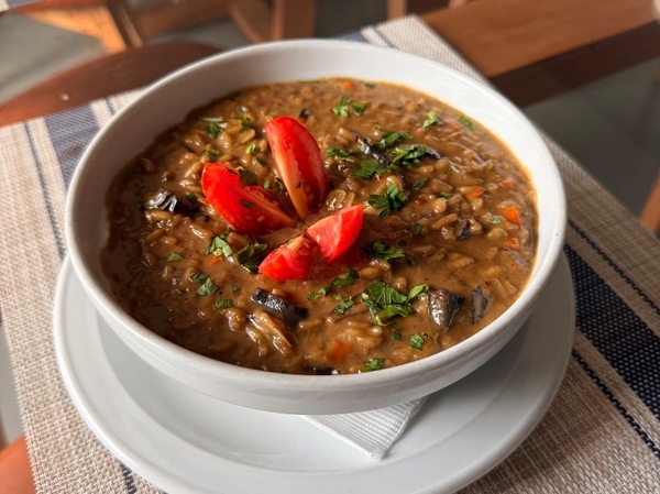 Mushroom risotto