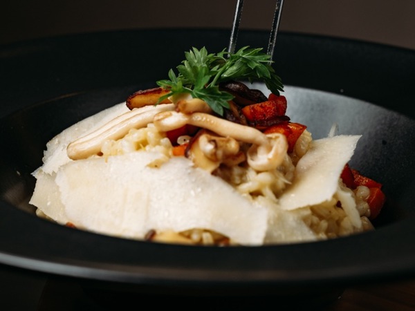 Risotto de Calabaza y Setas