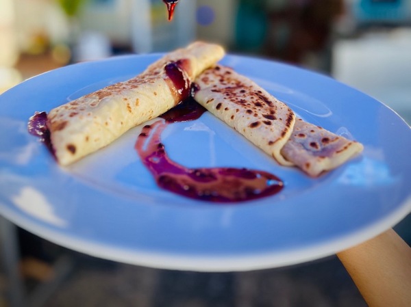 Crepe con Mermelada