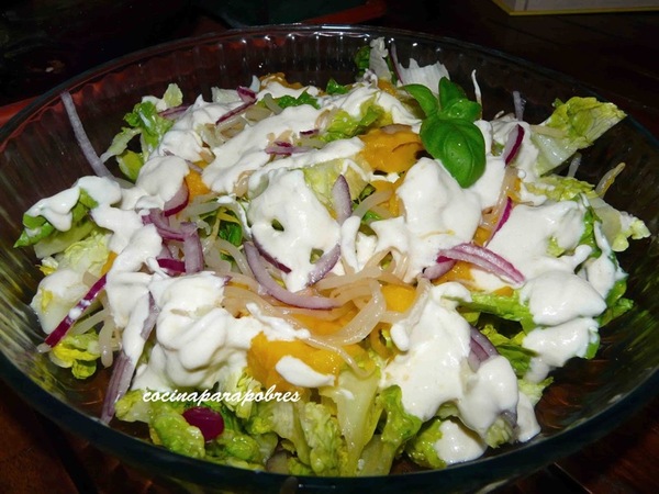 Ensalada Mixta con vinagreta 