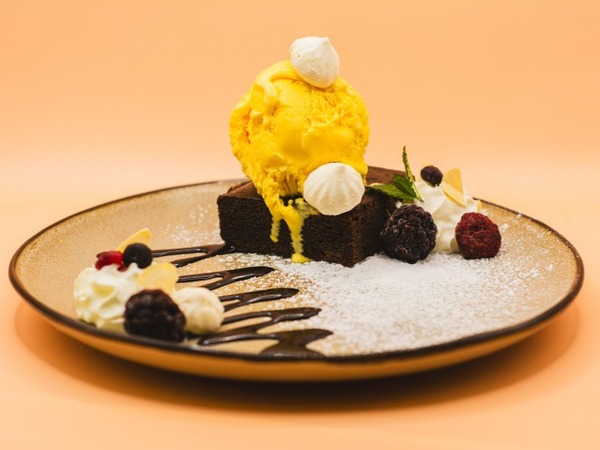 Brownie con Helado