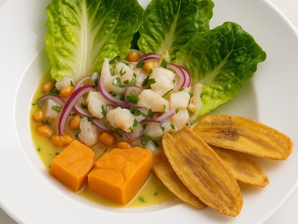 Ceviche de corvina