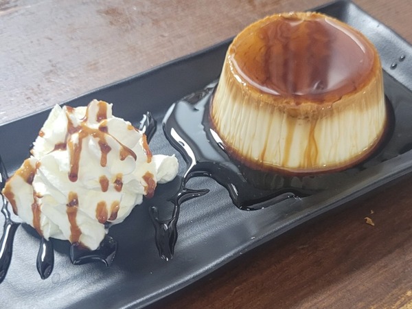 FLAN DE QUESO CON GALLETA