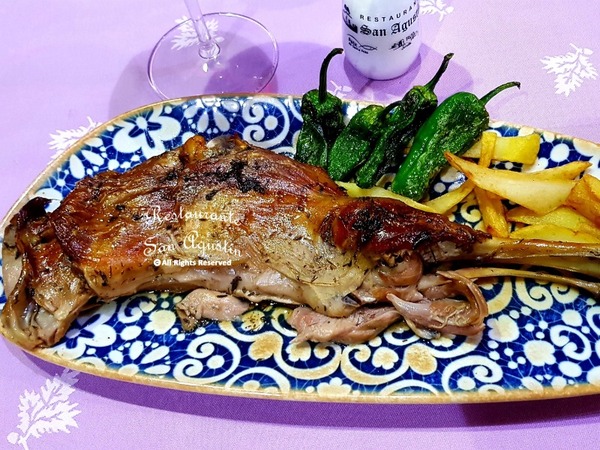 PALETILLA DE CABRITO LECHAL ASADA