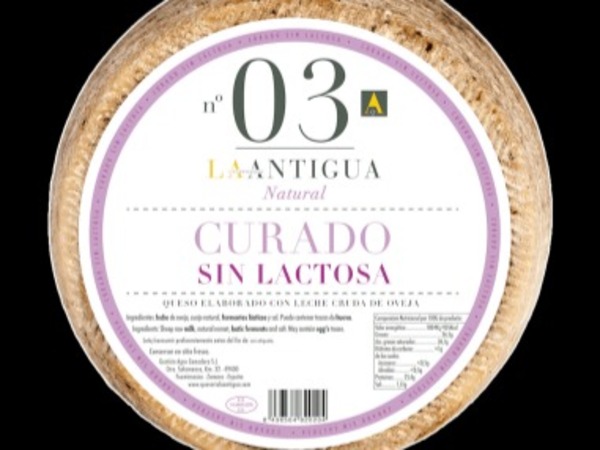 Queso Curado SIN LACTOSA