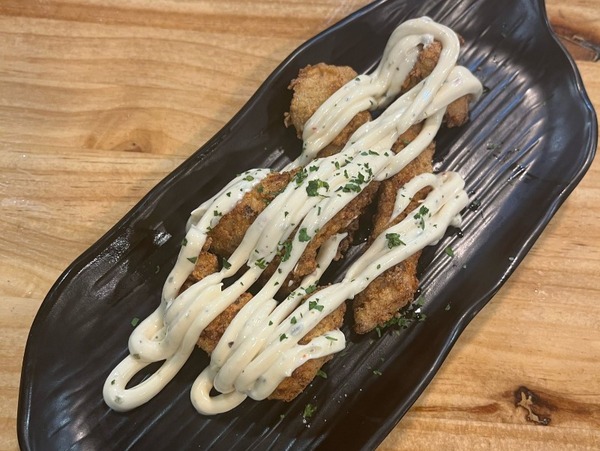 Pollo especiado rebozado