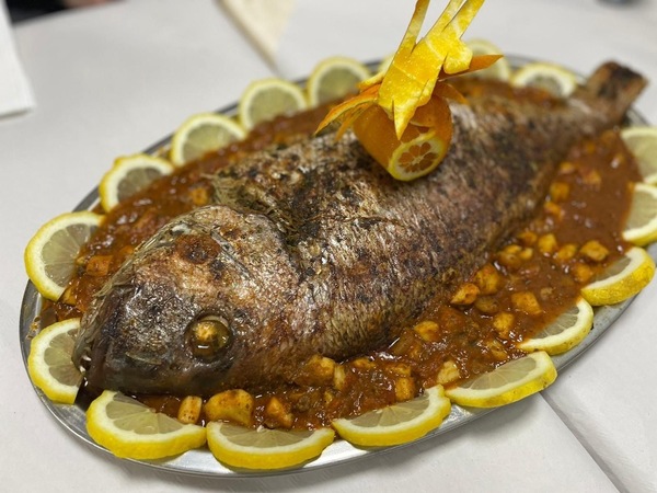 Plato de Pescado Grande Relleno