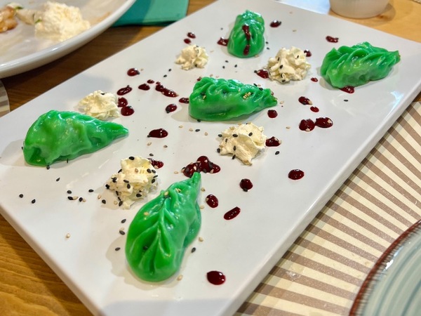 Boletus i gyozas de porc (7 unitats)