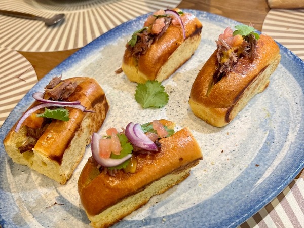 Brioche de galta de porc 