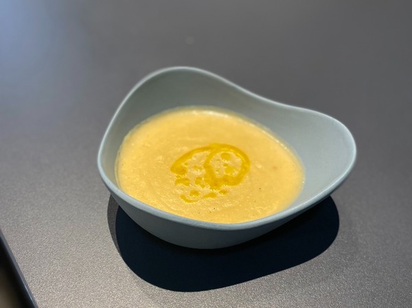 Crema de vichissoyse y trufa 