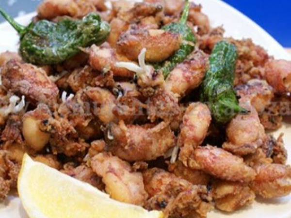 Puntillitas con pimientos 