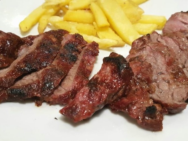 Presa Iberica bellota a la brasa