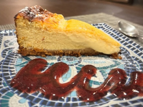 Tarta de queso de horno casera