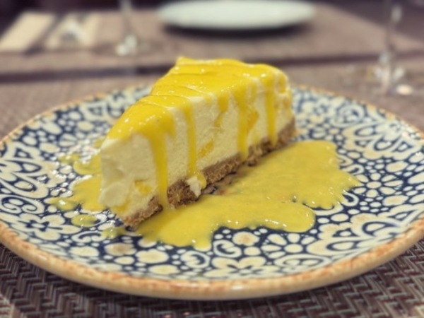 Tarta de mango casera