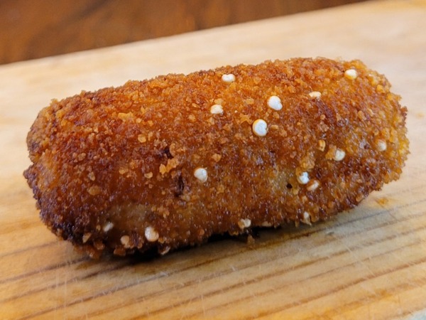 Rana pescatrice con gamberi