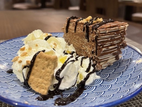 Nutella chocolate wafer cake