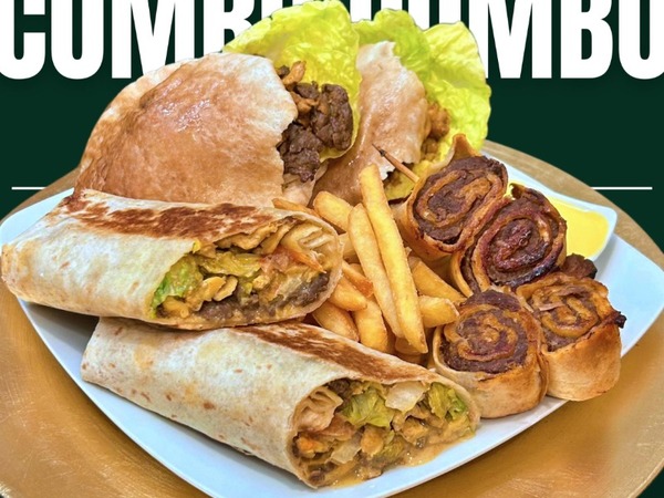 Combo premiun shawarma mixto para 2