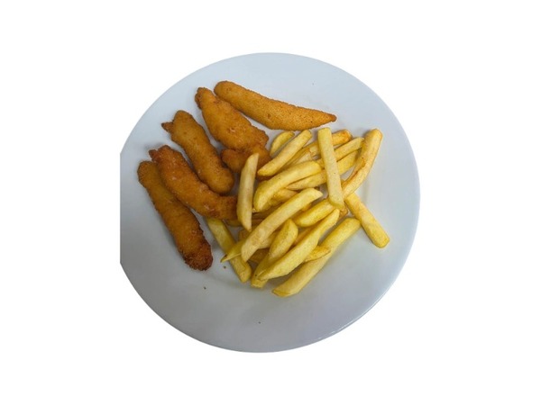 Finger de pollo con patatas 