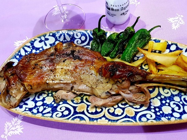 PALETILLA DE CABRITO LECHAL ASADA