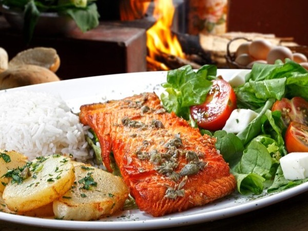 Salmón a la plancha