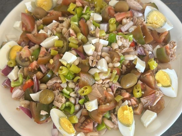 Ensalada de alubias blancas