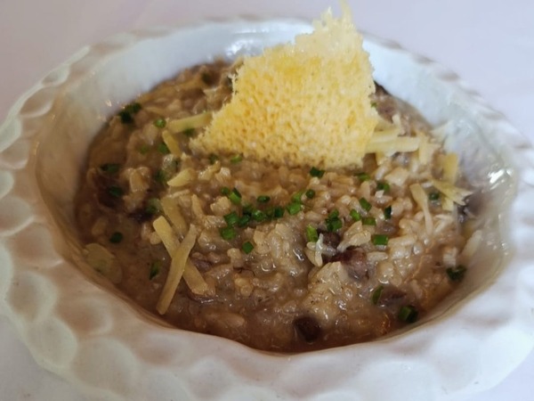 Risotto de presa y boletus
