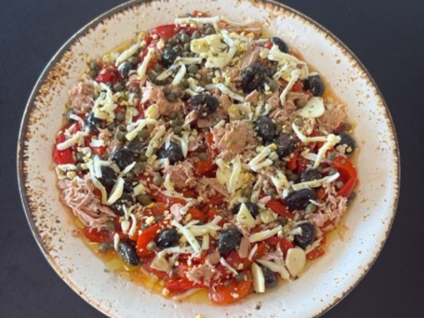 Ensalada de pimientos asados