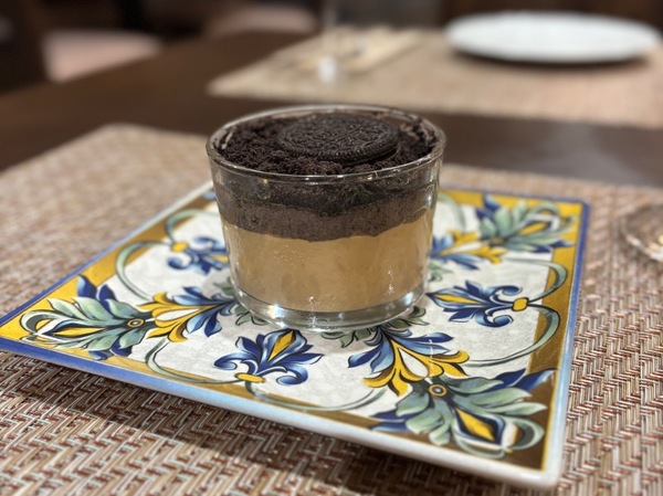 Mousse de galleta oreo casero