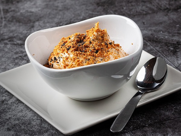 TARTA DE QUESO DE DULCE DE LECHE DESCONSTRUIDA