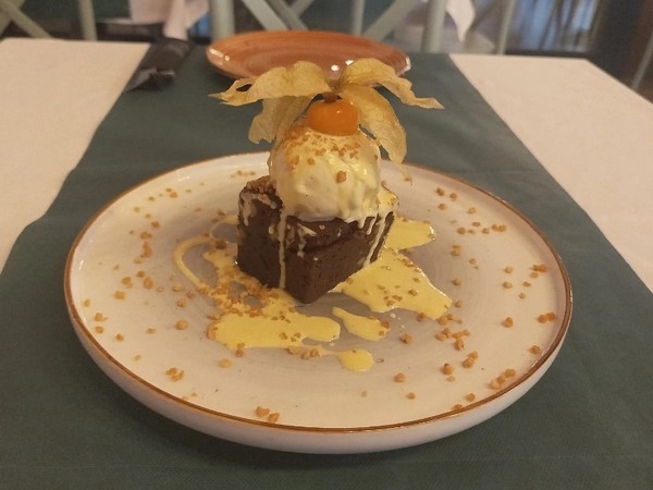 Brownie de chocolate y nueces