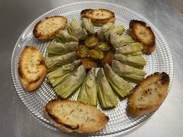 CORS DE CARXOFA CONFITATS