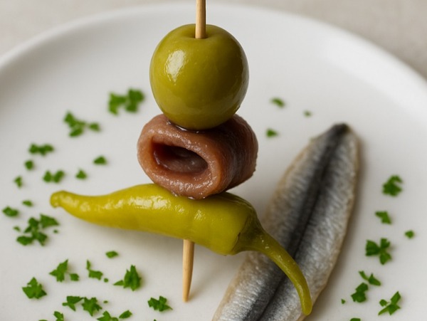 GILDA DE NAVARRA + FILETE DE ANCHOA CANTÁBRICO 