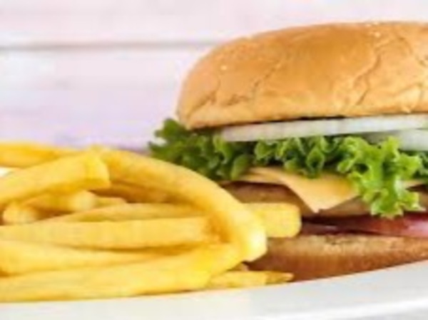 Hamburguesa de pollo de la casa