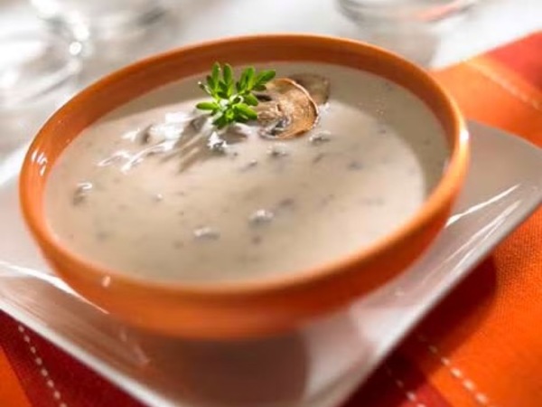 Crema de champiñones 