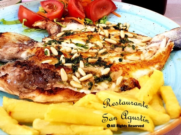 LUBINA O DORADA A LA ESPALDA