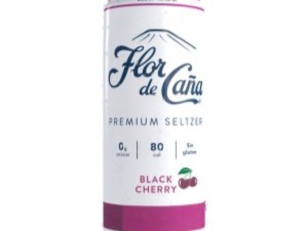 Flor de Caña Zeltzer Black Cherry