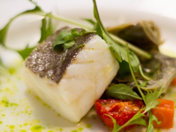 BACALAO CONFITADO CON VERDURAS