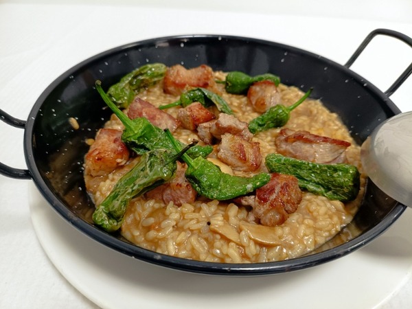 ARROZ CON LOMO DE BELLOTAS Y BOLETUS