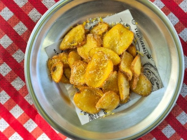 PATATINE CACIO, PEPE E LIME