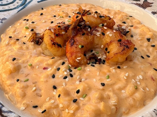 Risotto de Gambón Thai