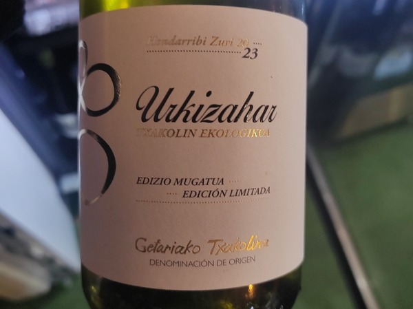 Urkizahar Barrica Txacoli