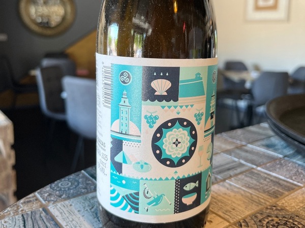 Copa blanco Albariño señorio de Lazoiro