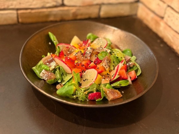 Ensalada de sardina ahumada