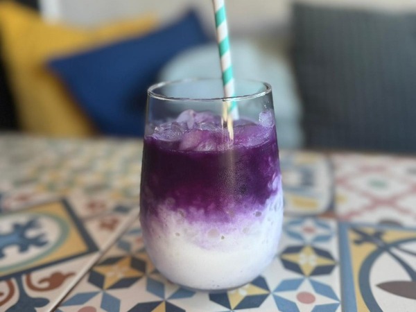Ube Ice Latte