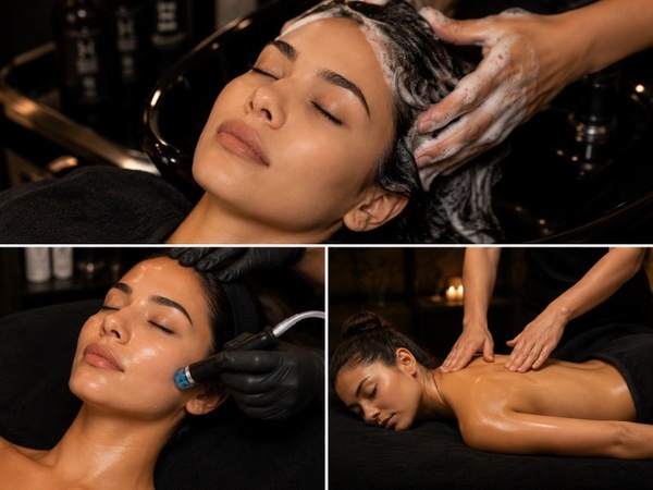HEAD SPA + MASAJE CORPORAL + HYDRA FACIAL