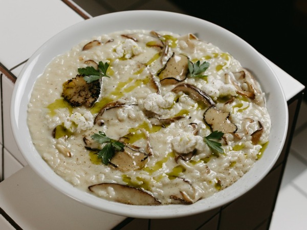 Nuevo!! RISOTTO CON FUNGHI E TARTUFO