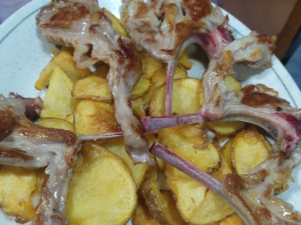 Chuletitas de cordero lechal