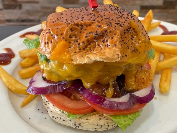 Hamburguesa cheddar