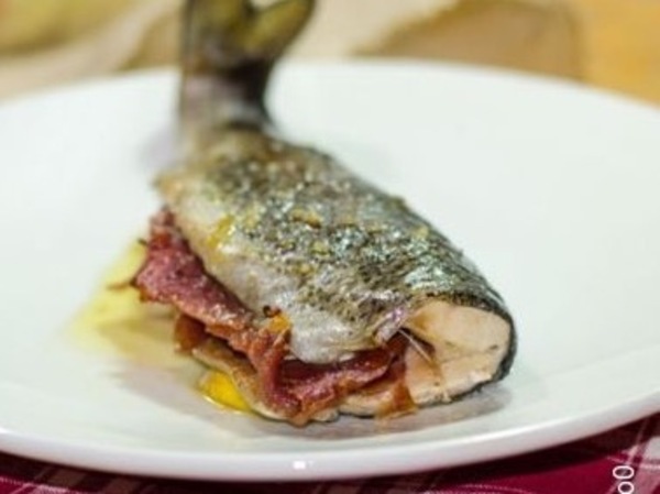 Baked trout 