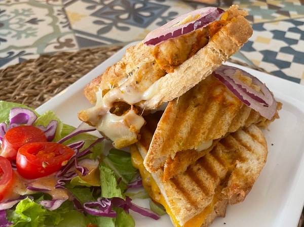 Chicken & pesto Grilled Sandwich